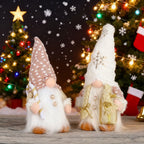 Glittering, shining Christmas gnome
