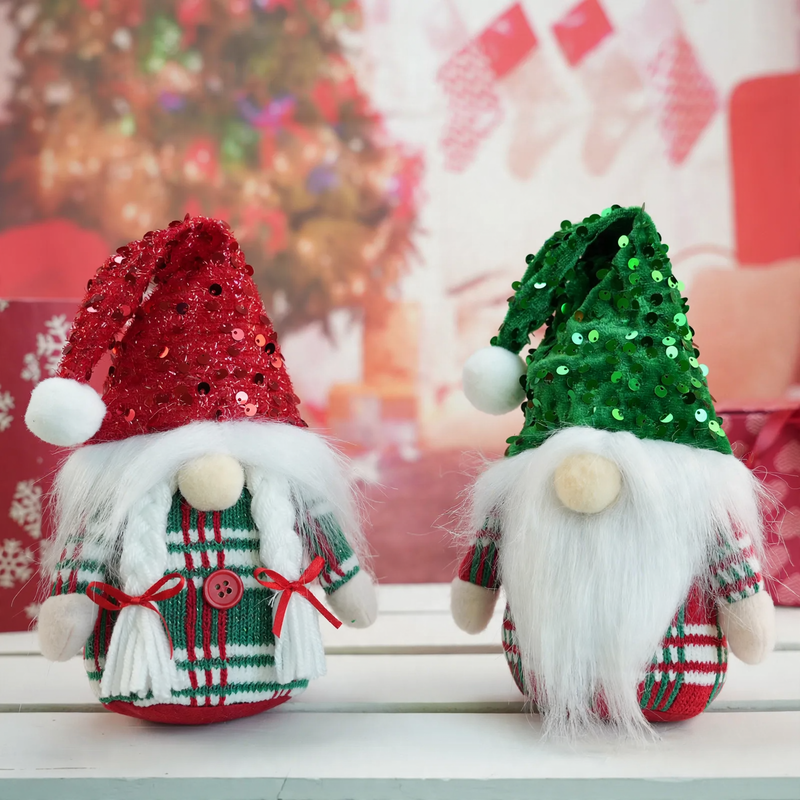 Christmas Elf Decorative Figure, Fleece Fabric