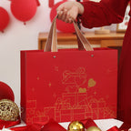 Advent calendar gift box, 24 compartments, with gold embossing