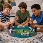 Table Soccer Board Game Set – Portable Desktop Football Toy for Family Parties, Kids Interactive Play and Gift Giving