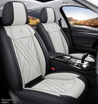 Luxury Leather Car Seat Covers for Skoda – Custom-Fit for Octavia, Rapid, Kodiaq & More Models, Stylish All-Season Interior Upgrade