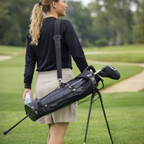 Lightweight Golf Sunday Bag – TPU Stand Carry Bag for Driving Range, Par 3 & Executive Courses, Durable & Easy-Carry Design