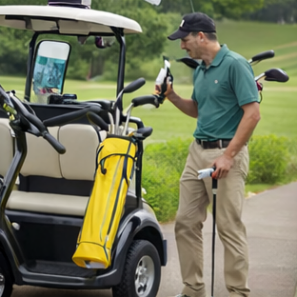 Lightweight Golf Sunday Bag – TPU Stand Carry Bag for Driving Range, Par 3 & Executive Courses, Durable & Easy-Carry Design