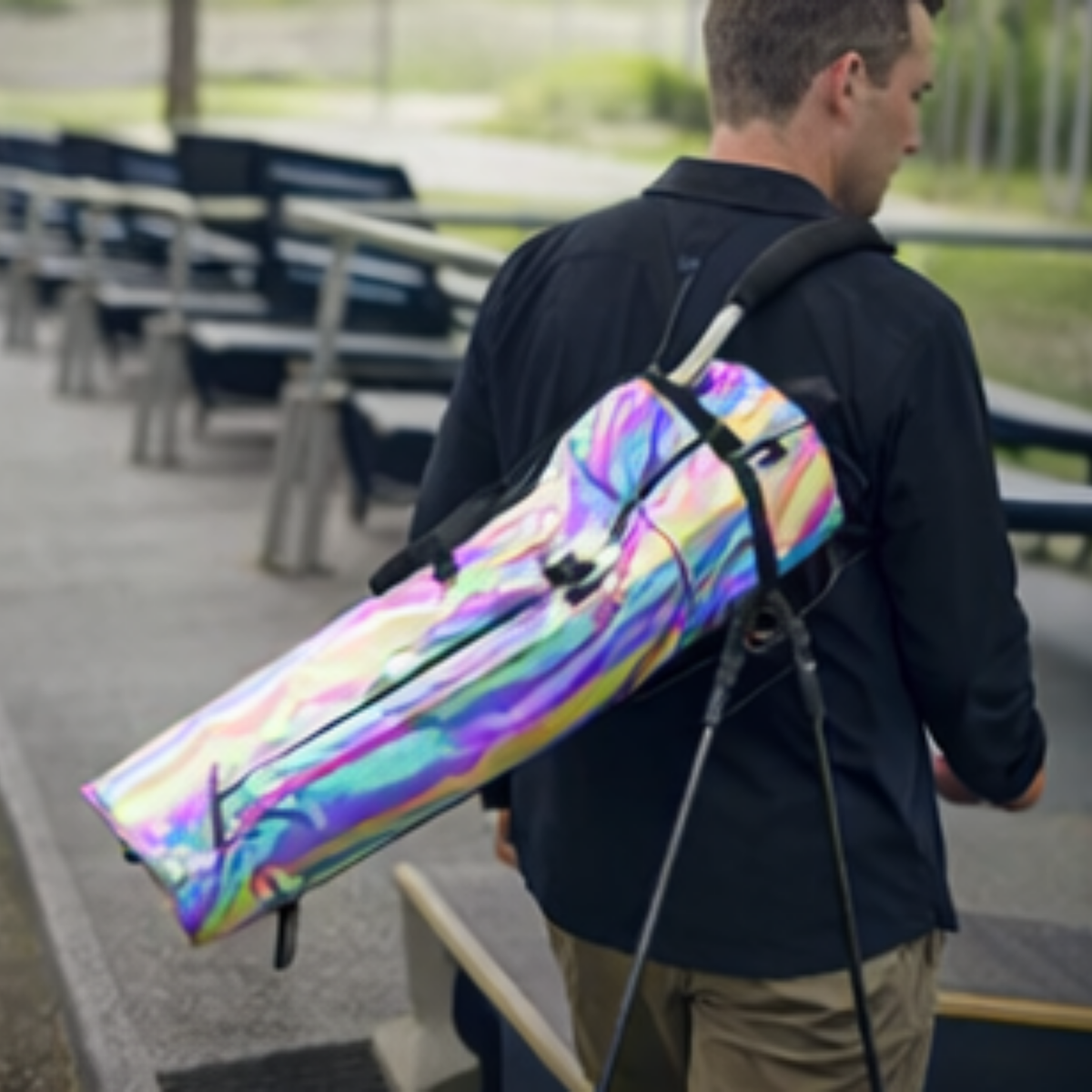 Lightweight Golf Sunday Bag – TPU Stand Carry Bag for Driving Range, Par 3 & Executive Courses, Durable & Easy-Carry Design