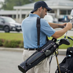 Lightweight Golf Sunday Bag – TPU Stand Carry Bag for Driving Range, Par 3 & Executive Courses, Durable & Easy-Carry Design