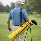 Lightweight Golf Sunday Bag – TPU Stand Carry Bag for Driving Range, Par 3 & Executive Courses, Durable & Easy-Carry Design