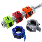 Barbell Clamp Lock Collars - 50mm Spin Lock Clips for Weightlifting Bars, Secure Gym Equipment Accessories for Safe Workout Training