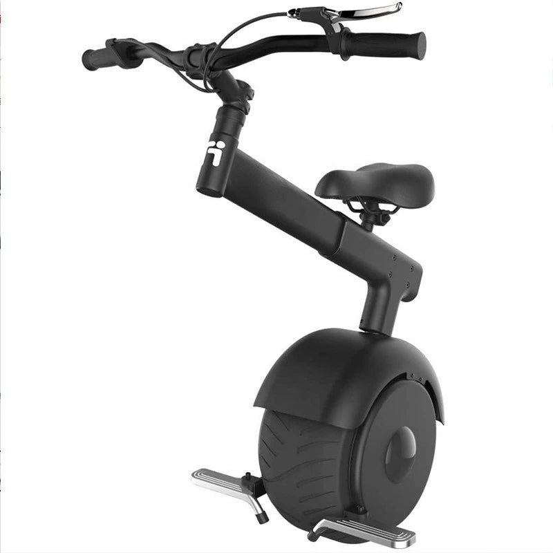 Electric Unicycle Balance Scooter - Smart Self Balancing Personal Transport Device with Hand Support for Easy Travel