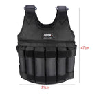Adjustable Exercise Loading Weight Vest - Up to 65lbs Weighted Vest Adjustable for Exercise