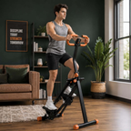 Multifunctional Indoor Stair Climber Fitness Machine - Metal Stepper Equipment for Home Cardio Workout, Strength Training and Weight Loss