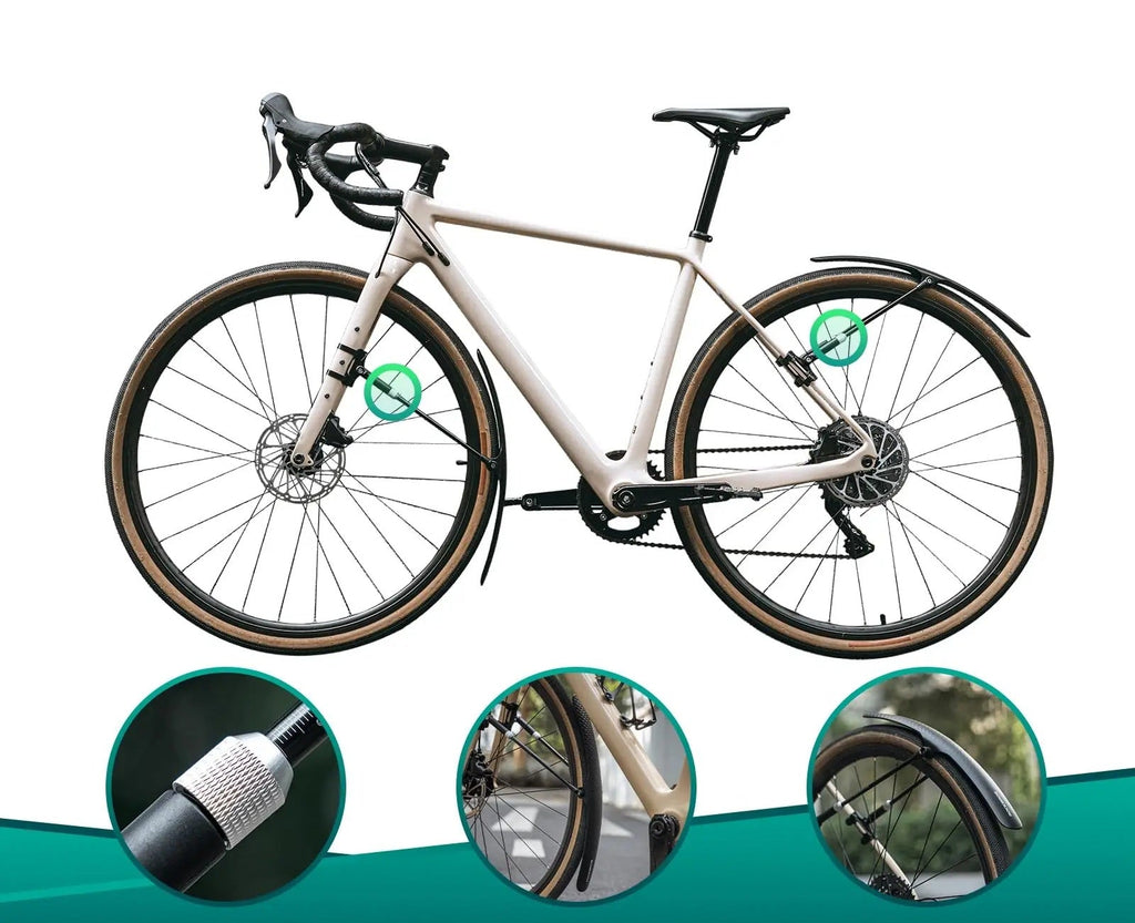 Road Bike & MTB Mudguard Fender – 700C Front and Rear Water Protection for Cleaner, Drier Cycling on Any Terrain