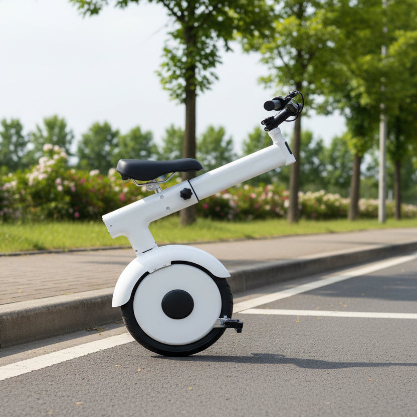 Electric Unicycle Balance Scooter - Smart Self Balancing Personal Transport Device with Hand Support for Easy Travel