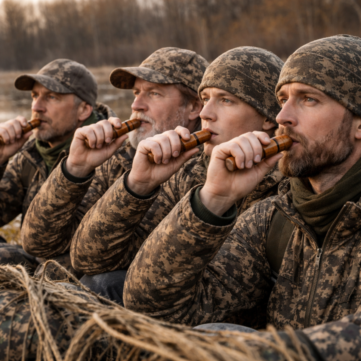 Wooden Duck Call Whistle Hunting Tool – Realistic Sound Turkey Locator Crow Bird Caller Lightweight Outdoor Gear
