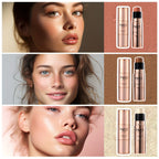 Contour & Highlight Stick Set –3-in-1 Blush Creamy Multi-Color Makeup Kit for Cheeks, Nose & Glow-On-the-Go Beauty