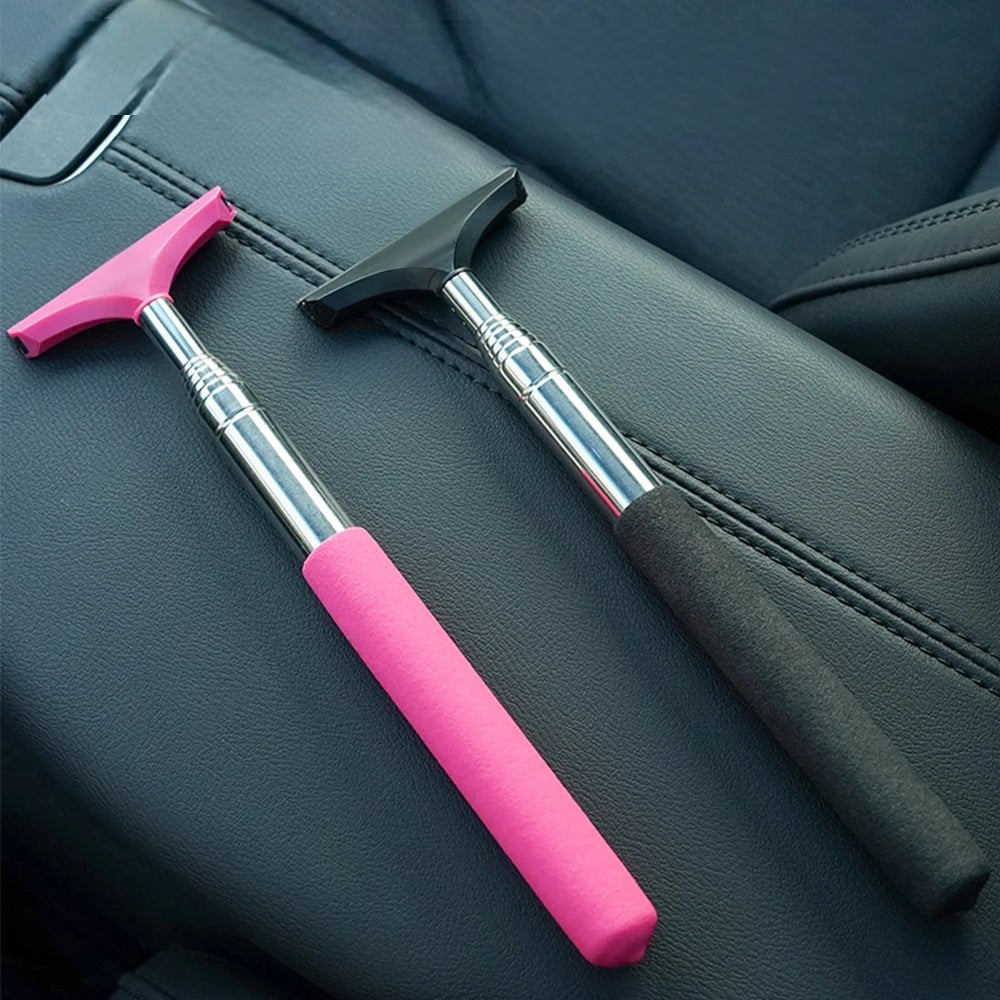 Extendable Car Rearview Mirror Wiper – Mist-Free Clarity with Easy Long-Handle Cleaning