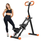 Multifunctional Indoor Stair Climber Fitness Machine - Metal Stepper Equipment for Home Cardio Workout, Strength Training and Weight Loss
