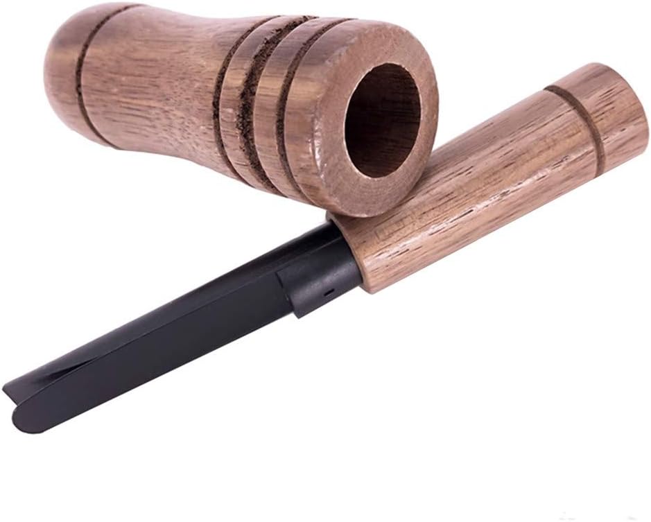 Wooden Duck Call Whistle Hunting Tool – Realistic Sound Turkey Locator Crow Bird Caller Lightweight Outdoor Gear