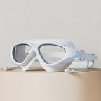 Anti-Fog Waterproof Swimming Goggles – Large Frame Swim Gear for Men & Women, Comfortable Fit & Clear Vision