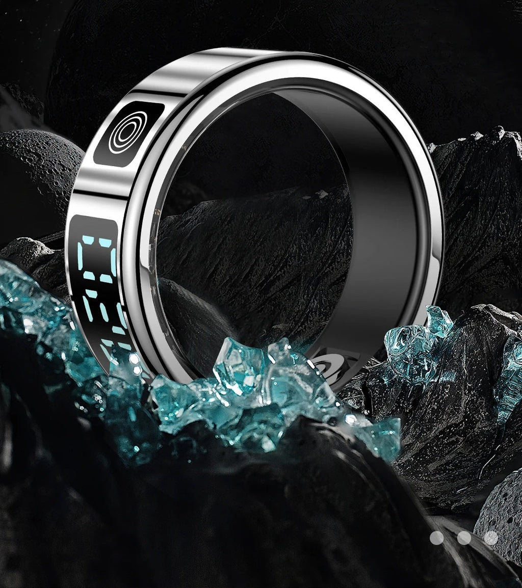 Smart Health Monitoring Ring – Heart Rate, Blood Oxygen & Multi-Sport Tracking in a Sleek Waterproof Design