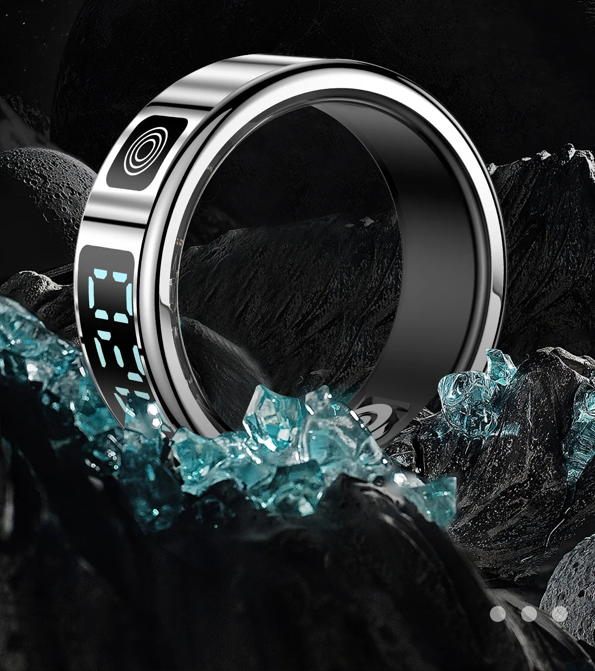 Smart Health Monitoring Ring – Heart Rate, Blood Oxygen & Multi-Sport Tracking in a Sleek Waterproof Design