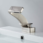 Solna - Waterfall Single Lever Brass Bathroom Sink Faucet