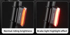 Magnetic Bike Tail Light –  Type-C with 7 Modes Rechargeable LED Rear Light with Smart Brake Sensor