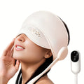 Electric Airbag Head & Eye Massager – Heated Kneading Scalp Compression Helmet for Headache Relief, Stress Reduction & Deep Relaxation