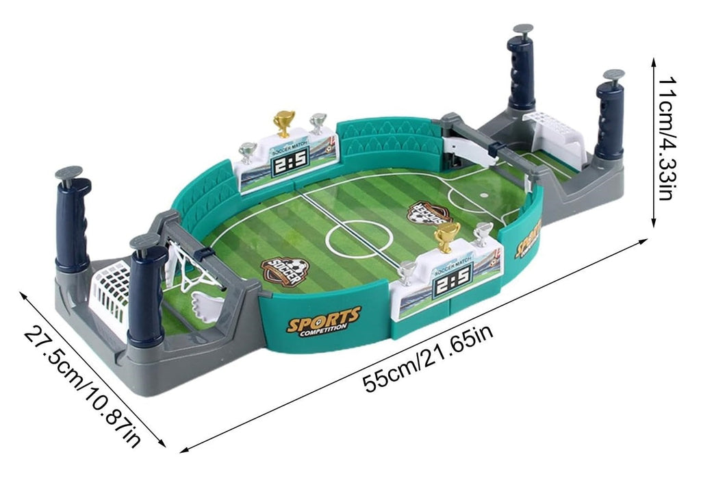 Table Soccer Board Game Set – Portable Desktop Football Toy for Family Parties, Kids Interactive Play and Gift Giving