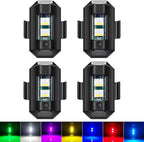 LED Anti-Collision Warning Light - 7-Color Strobe RC Drone Flash, Motorcycle Turn Signal Indicator for High-Visibility Safety