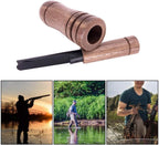 Wooden Duck Call Whistle Hunting Tool – Realistic Sound Turkey Locator Crow Bird Caller Lightweight Outdoor Gear