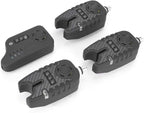 Waterproof Night Light Fishing Bite Alarm – 3-Pack Black Koi Pike Coarse Fishing Alarms with High-Sensitivity Alert System for Nighttime Fishing