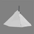 One Person Hot Tent – Camping Tipi with Chimney Window and Double Layer Pyramid Design for Bushcraft Adventures and Cold Weather Survival