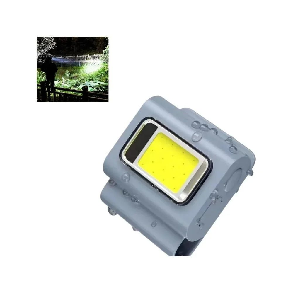 LED Portable Magnetic Headlamp – 6W Rechargeable Light for Outdoor Adventures, Perfect for Camping, Fishing, and Exploration
