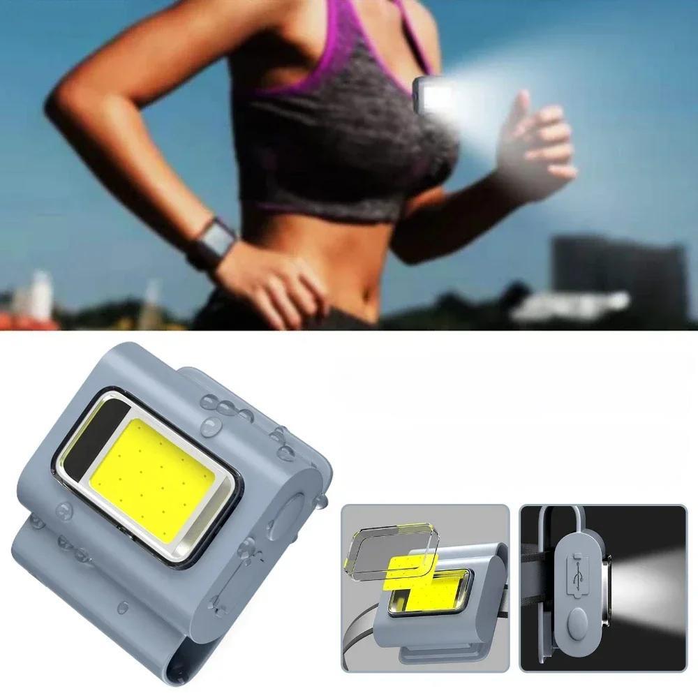 LED Portable Magnetic Headlamp – 6W Rechargeable Light for Outdoor Adventures, Perfect for Camping, Fishing, and Exploration