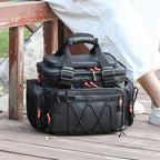 Multi-Layer Fishing Storage Bag – Portable Rod Carry Case with Tackle Organizer, Lining Protection & Large Capacity for Fishing Gear & Accessories