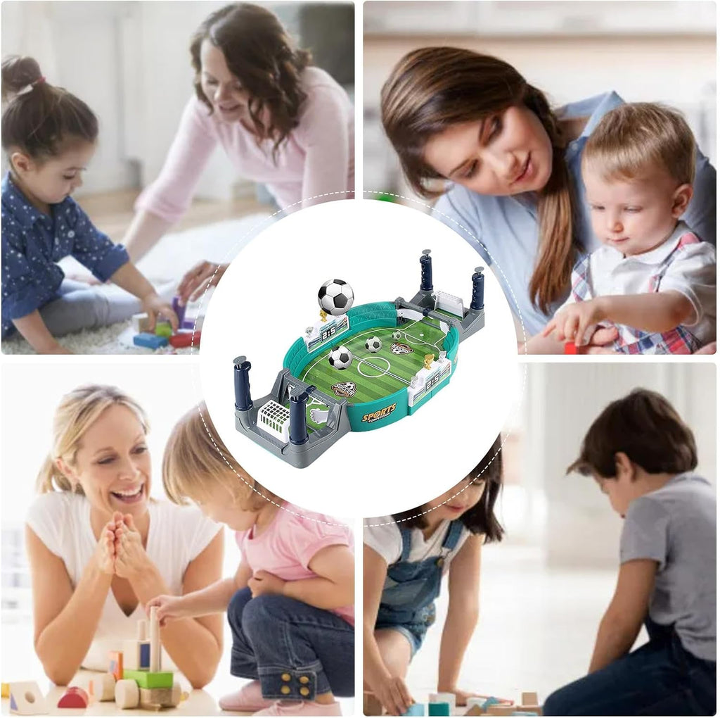 Table Soccer Board Game Set – Portable Desktop Football Toy for Family Parties, Kids Interactive Play and Gift Giving
