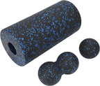 Yoga Roller Peanut Ball Set – 3pcs. EPP Foam Massager for Deep Tissue Back Pain Relief and Muscle Recovery Therapy