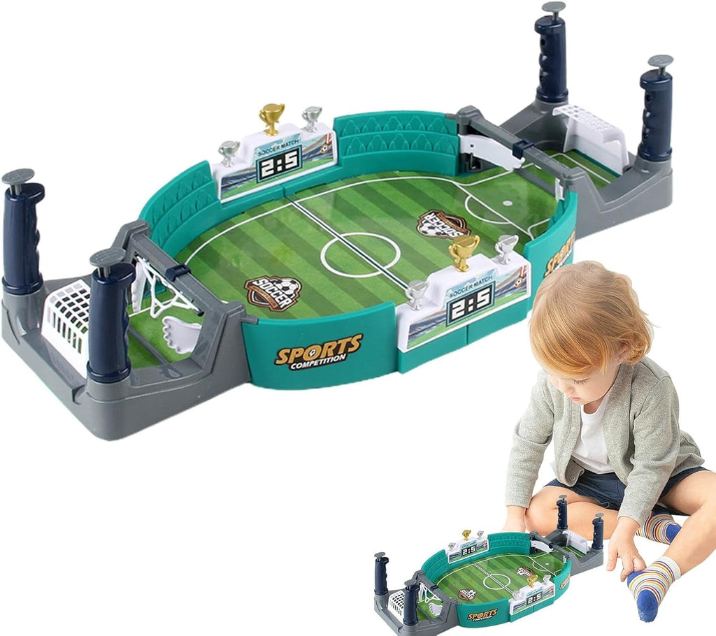 Table Soccer Board Game Set – Portable Desktop Football Toy for Family Parties, Kids Interactive Play and Gift Giving