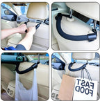 Car Seat Back Armrest & Safety Handle – Soft Headrest Hanger for Elderly & Kids