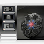 Interactive Musical Boxing Trainer – Wall-Mounted Electronic Boxing Machine with Gloves, Training Modes & Speed Programs