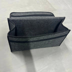 Car Boot Storage Organizer - Gray Anti-Slip Felt Compartment for Tools & Accessories