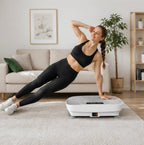 Vibration Plate Fitness Machine - Full Body Workout Power Vibrate Platform for Weight Loss, Muscle Toning and Home Gym Exercise Equipment
