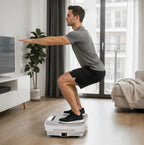 Vibration Plate Fitness Machine - Full Body Workout Power Vibrate Platform for Weight Loss, Muscle Toning and Home Gym Exercise Equipment