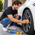 Car Wheel Rim Scratch Repair Paste – Aluminum and Steel Hub Restoration Compound for Tire Rim Paint Touch-Up, Dent Care and Refinishing