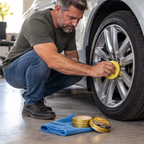 Car Wheel Rim Scratch Repair Paste – Aluminum and Steel Hub Restoration Compound for Tire Rim Paint Touch-Up, Dent Care and Refinishing