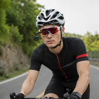 Bike Rearview Mirror Glasses – Mini Cycling Mirror for Helmet or Eyewear with Enhanced Road Safety Visibility