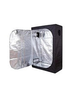 Hydroponic Mylar Grow Tent with Observation Window – 24x24x48" Indoor Reflective Plant Growing Tent with Floor Tray & Light Blocking
