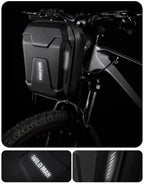 Waterproof Bike Handlebar Bag – EVA Hard Shell Cycling Front Bag with Large Storage for Outdoor Riding Essentials