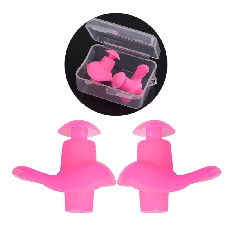 Waterproof Silicone Swimming Ear Plugs – Soft Reusable Swim Earplugs for Noise Reduction and Ear Protection