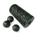 Yoga Roller Peanut Ball Set – 3pcs. EPP Foam Massager for Deep Tissue Back Pain Relief and Muscle Recovery Therapy